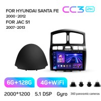 Штатная магнитола Teyes CC3 6+128 Gb с круговым обзором 360° 2k