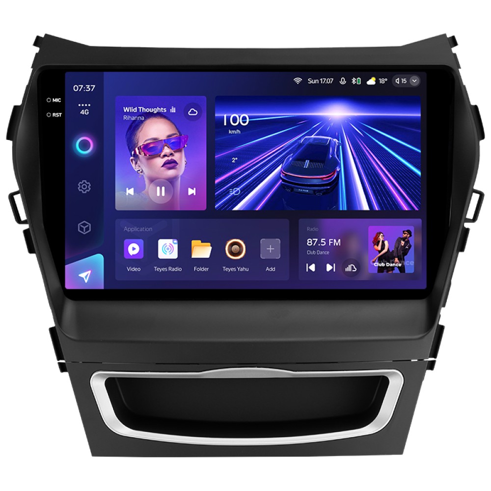 Штатна магнітола Teyes CC3 3+32 Gb Hyundai Santa Fe 3 2013-2016 (A) 9" 2k