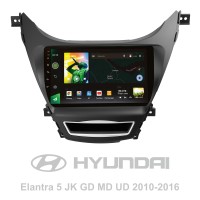 Штатна магнітола SIGMA X9464 ANDROID 10 4+64 Gb 4G DSP Hyundai Elantra 5 JK GD MD UD 2010-2016 (F1) 9"