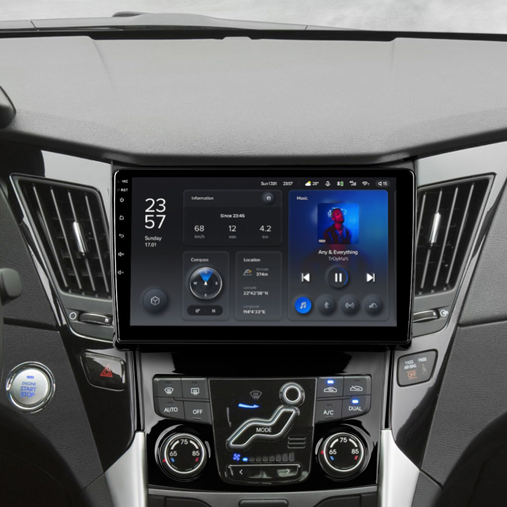 Штатна магнітола Teyes X1 2+32Gb Hyundai Sonata 6 YF 2009-2014 (A) 9"