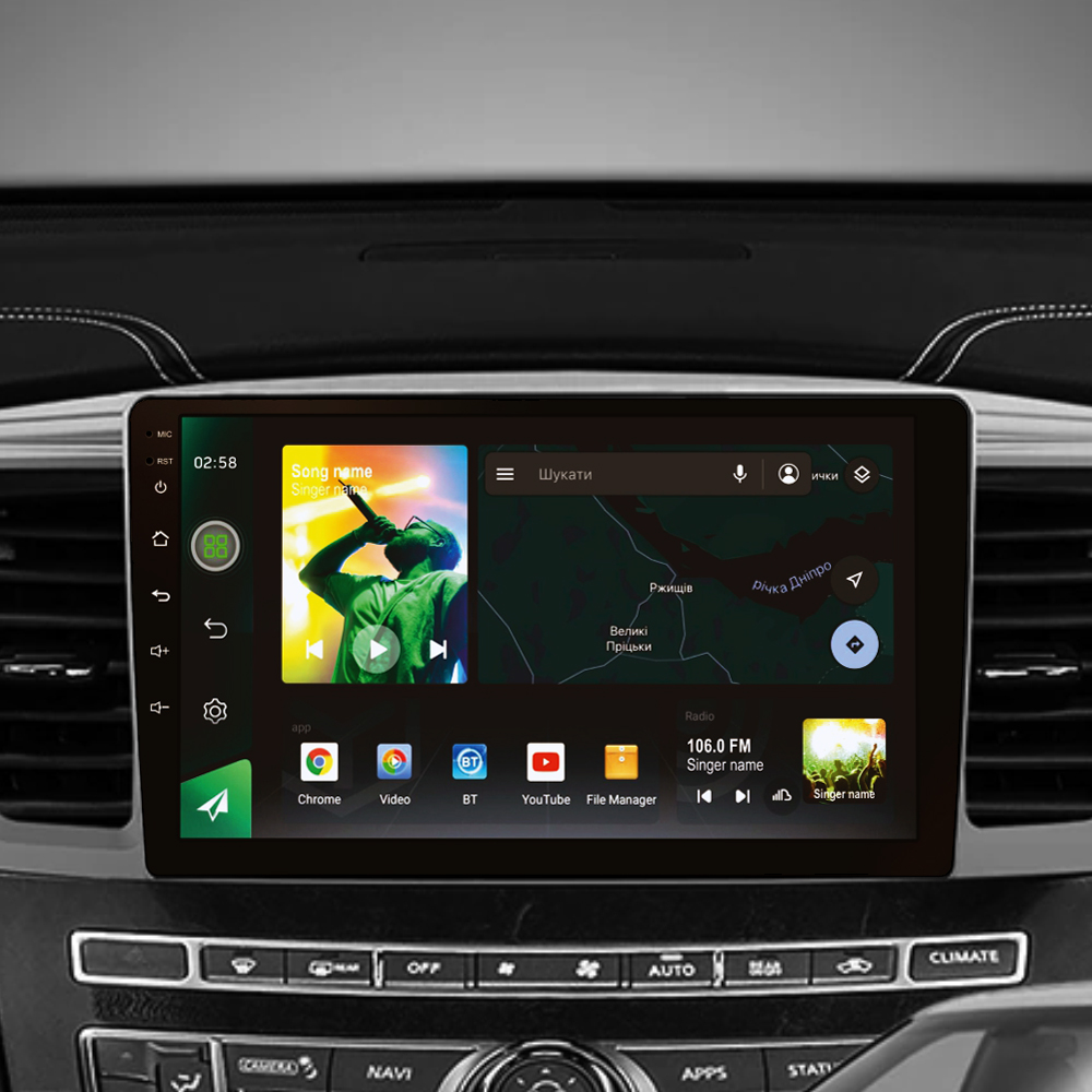 Штатна магнітола SIGMA X9232 ANDROID 10 2+32 Gb 4G DSP Infiniti QX60 1 2013-2016 9" (L3)