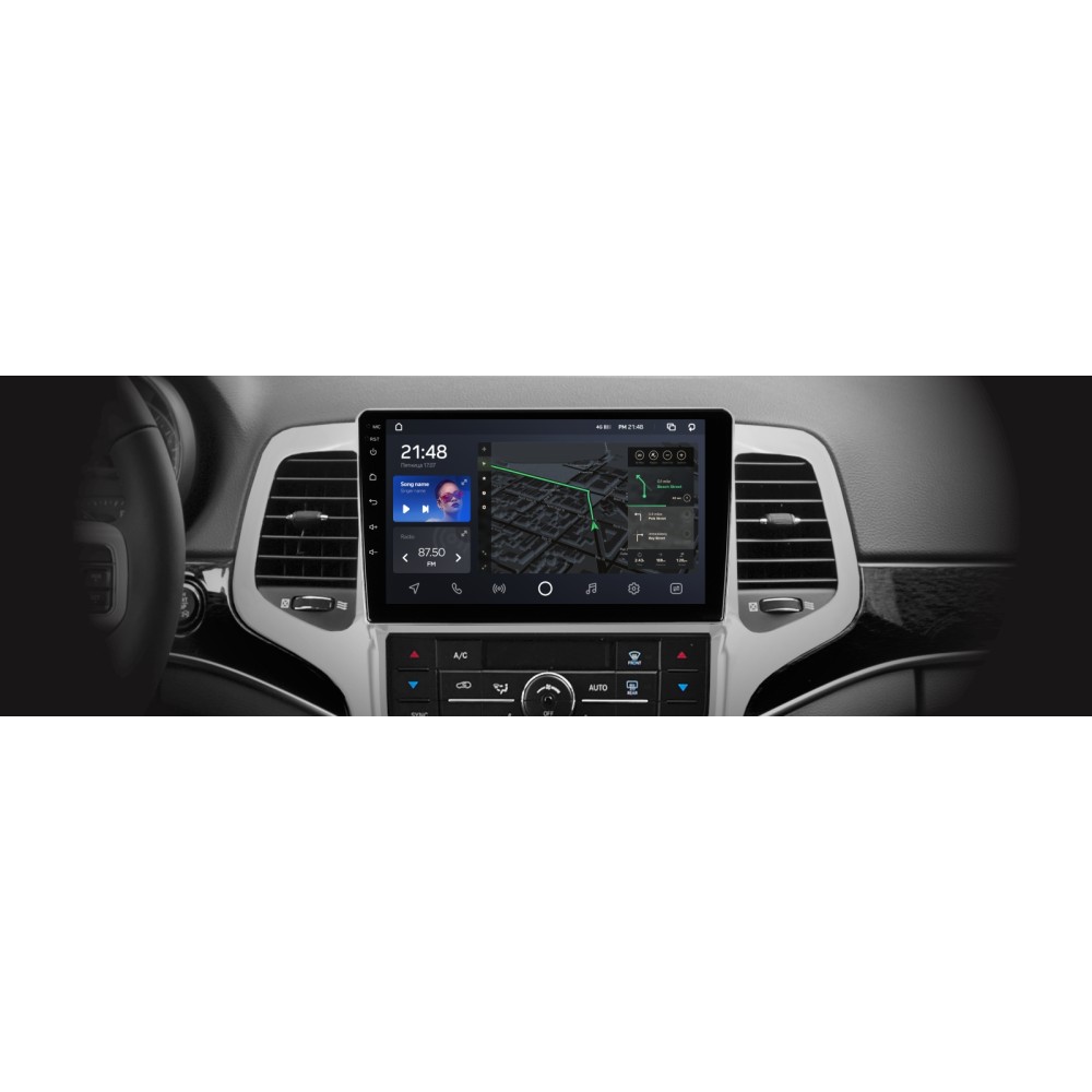 Штатная магнитола AMS T910 6+128 Gb Jeep Grand Cherokee WK2 2010-2013 9"