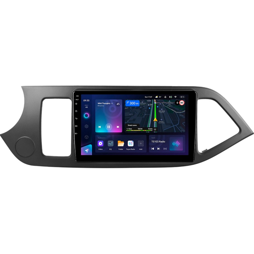 Автомобільна штатна магнітола Teyes CC3L 4+32 Gb Kia Morning 2 picanto 2011 - 2017 9"