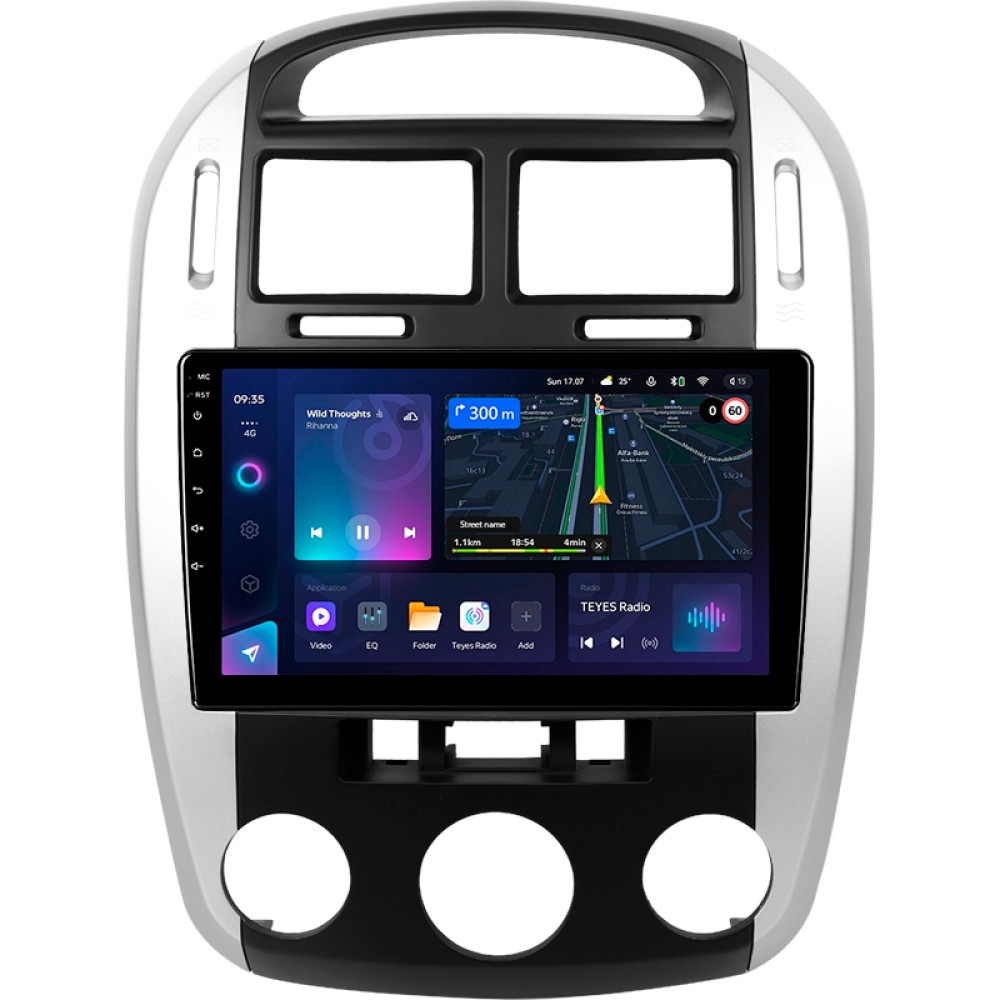 Автомобільна штатна магнітола Teyes CC3L 4+32 Gb Kia Cerato 1 LD 2004-2008 (F1) 9"