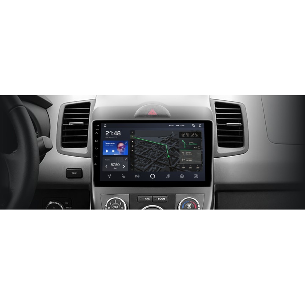 Штатная магнитола AMS T910 6+128 Gb Kia Soul 1 2008 - 2014 9"