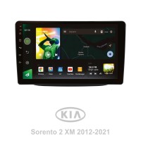 Штатна магнітола SIGMA X9232 ANDROID 10 2+32 Gb 4G DSP Kia Sorento 2 II XM 2012 - 2021 (F1) 9"