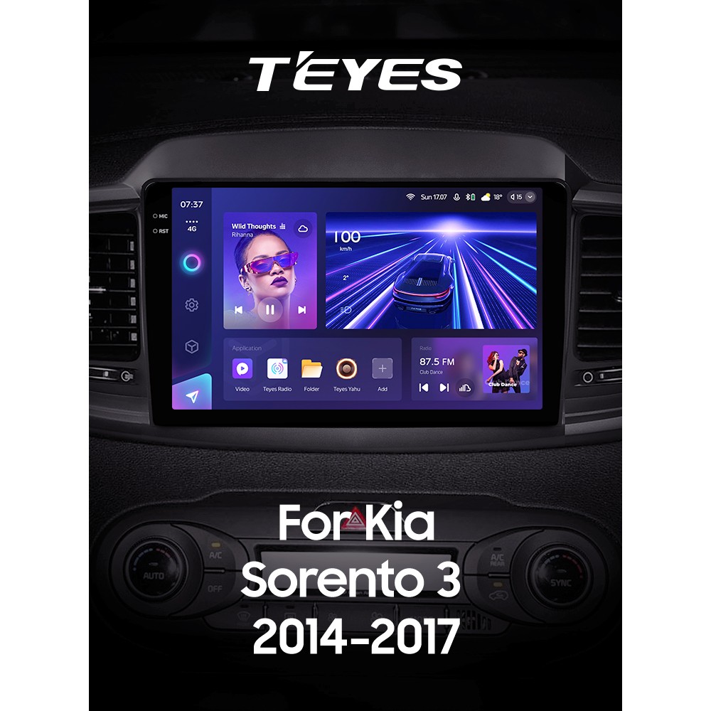 Штатна магнітола Teyes CC3 4+64 Gb Kia Sorento 3 2014-2017 (B) 10" 2k