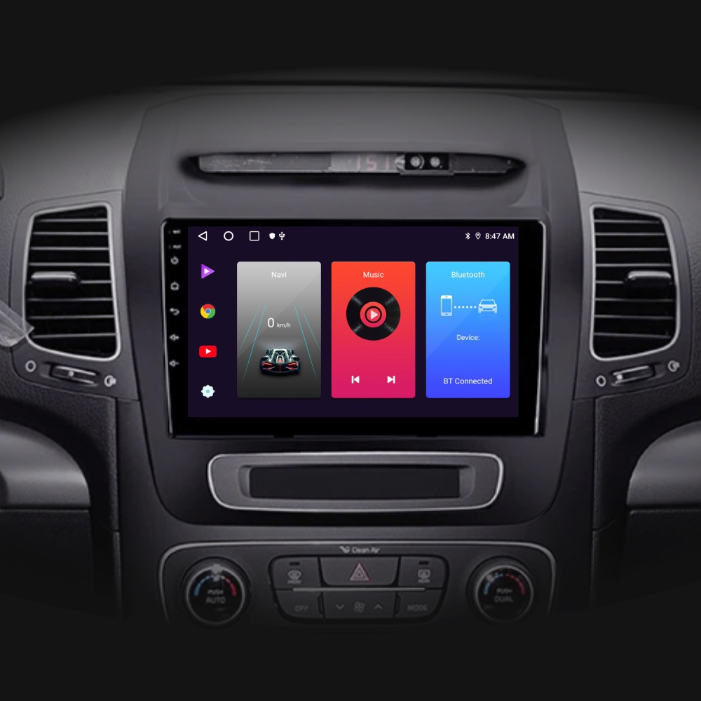 Автомобильная штатная магнитола SIGMA F9216 ANDROID 10 2+32 Gb Kia Sorento 2 II XM 2012 - 2021 (F3) 9"