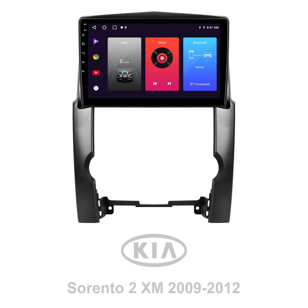 Автомобільна штатна магнітола SIGMA F10216 ANDROID 10 2+32 Gb Kia Sorento 2 XM 2009-2012 (A) 10"