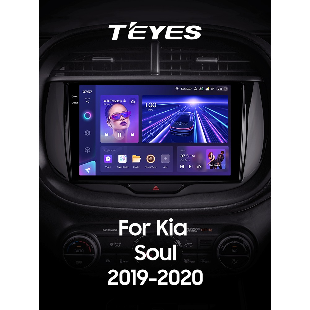 Штатна магнітола Teyes CC3 3+32 Gb Kia Soul SK3 2019-2020 9" 2k (L1)