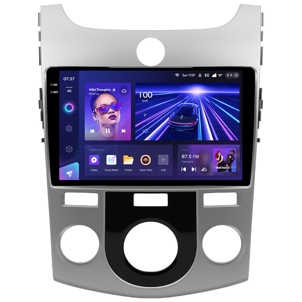 Штатна магнітола Teyes CC3 4+32 Gb Kia Cerato 2 TD 2008-2013 (F1) 9" 2k