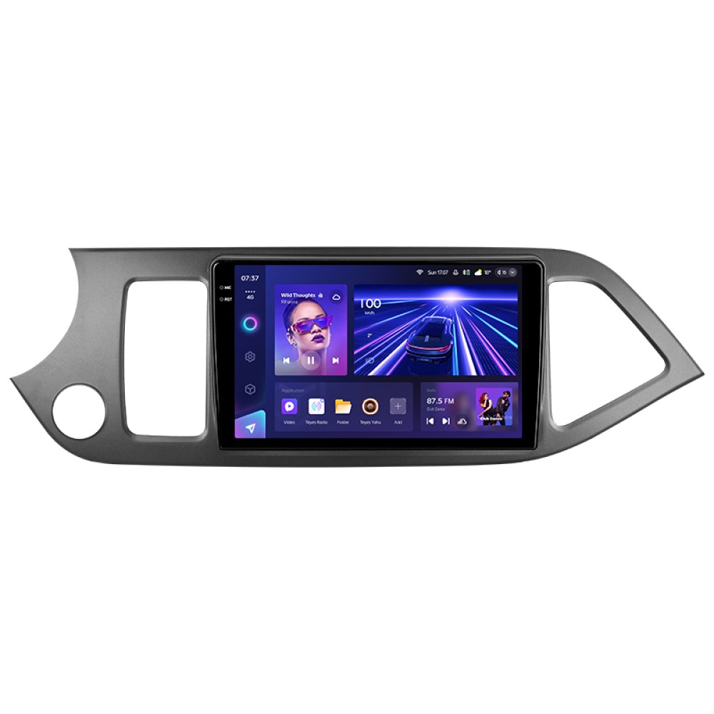 Штатная магнитола Teyes CC3 4+64 Gb Kia Morning 2 picanto 2011 - 2017 9" 2k