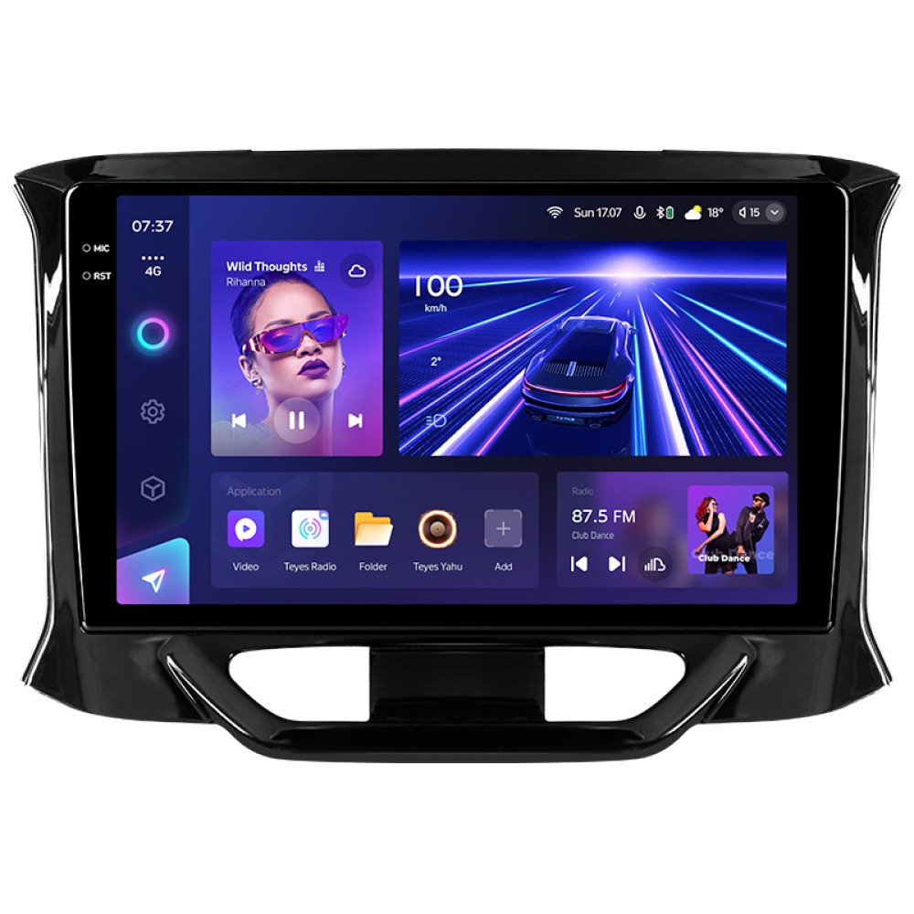 Штатна магнітола Teyes CC3 6+128 Gb LADA Xray 2015-2019 9" 2k