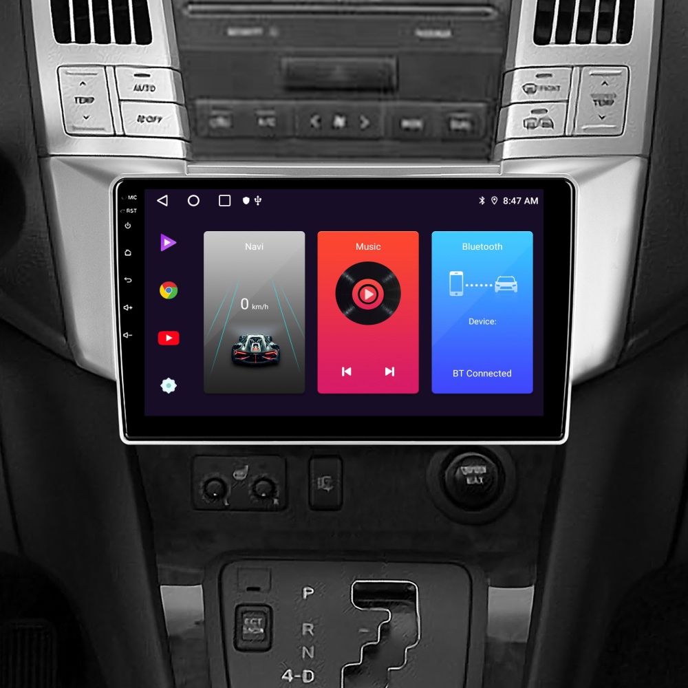 Автомобільна штатна магнітола SIGMA F9216 ANDROID 10 2+32 Gb Lexus RX300 RX330 RX350 RX400H Toyota harrier 2003-2009 9"