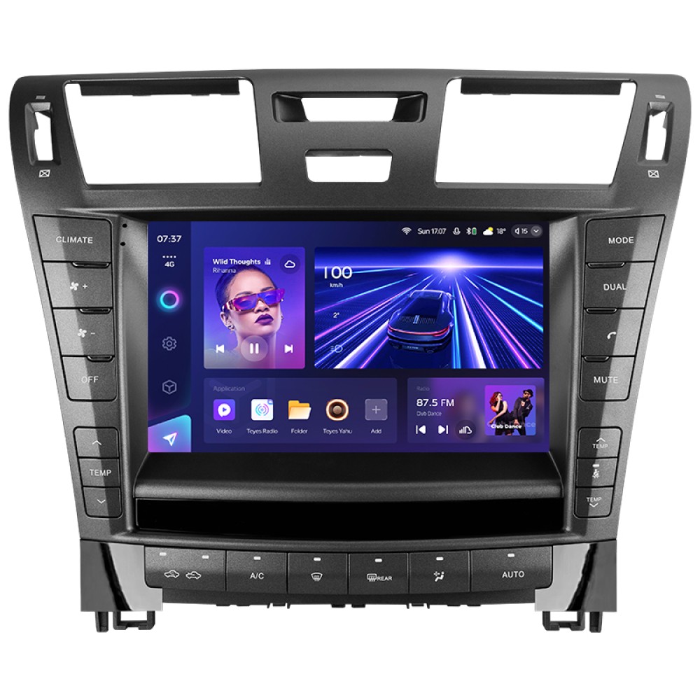 Штатна магнітола Teyes CC3 6+128 Gb з коловим оглядом 360° Lexus LS460 LS600H XF40 4 lV 2006-2012 (A) 9" 2k (L3)