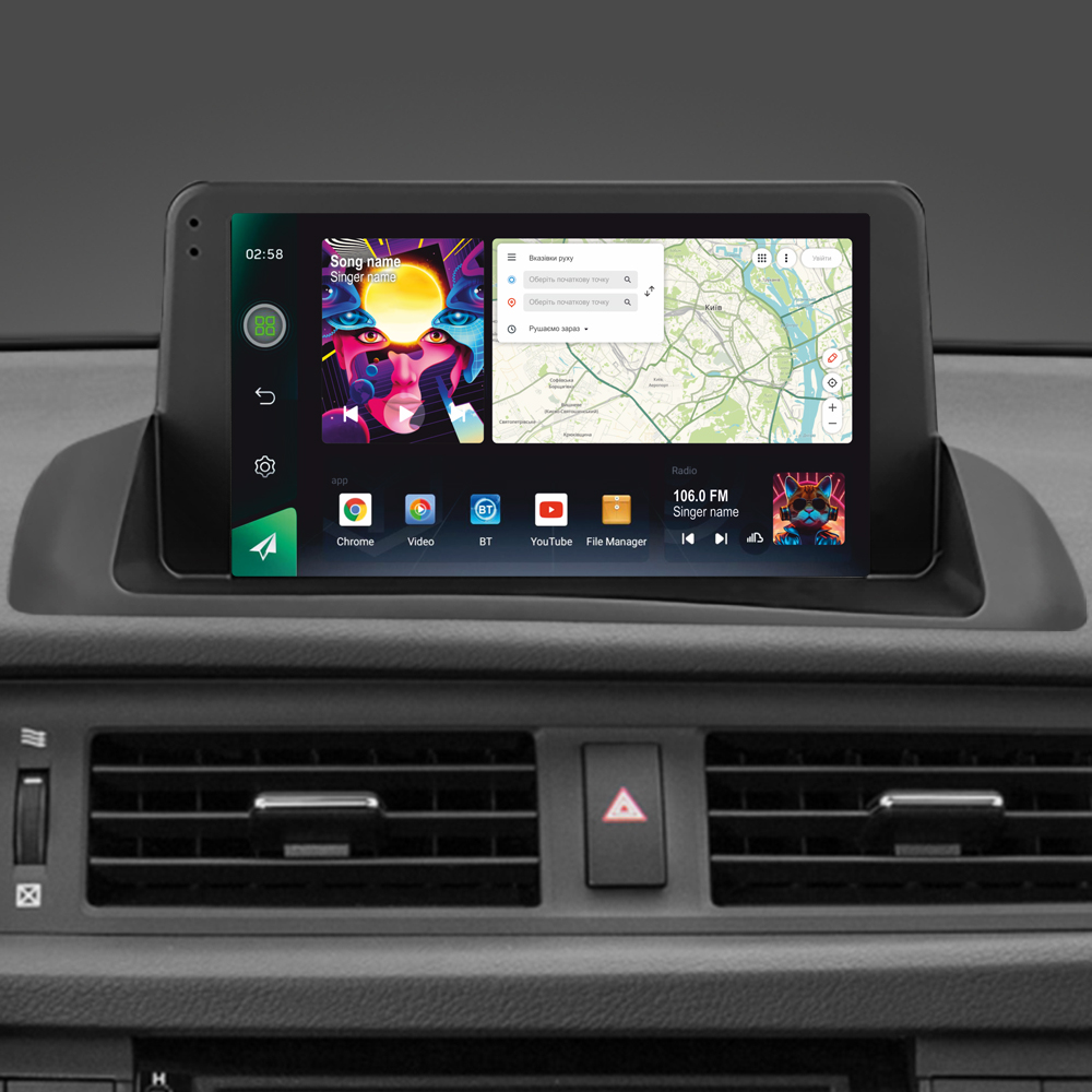 Автомобільна штатна магнітола SIGMA PRO 98128 ANDROID 12 8+128 Gb 4G DSP Lexus CT CT200 CT200h 2010-2018 9" 2k (L1)