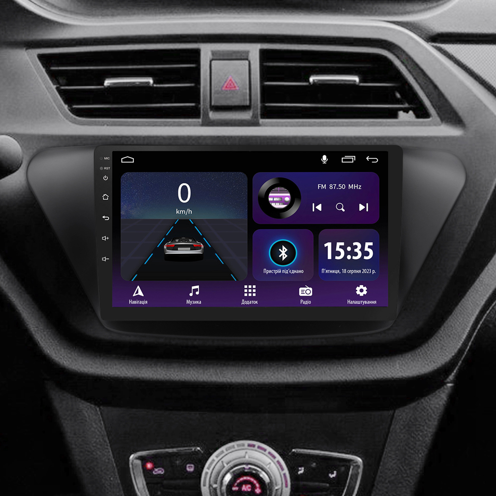 Автомобільна штатна магнітола SIGMA E9232 ANDROID 10 2+32 Gb Lifan X50 2015-2019 9" дюймів