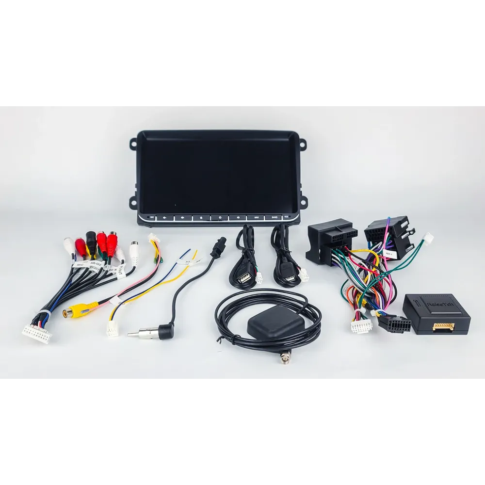 Штатна мультимедійна система VW DriveX UN1Q VW AND 9" QLED 4-core/2+32GB/Android 10.0/4x45Вт/QLED 1280x720/ASP