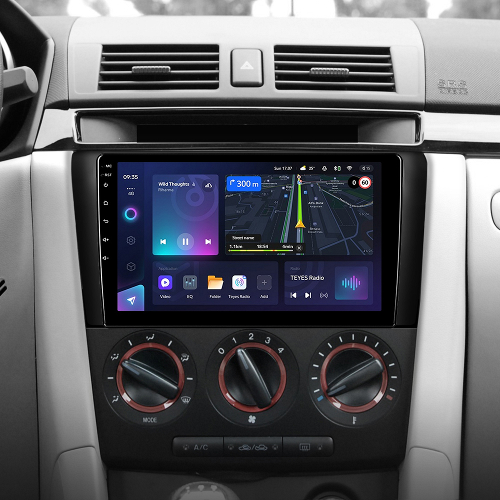 Автомобільна штатна магнітола Teyes CC3L 4+32 Gb Mazda 3 1 BK 2003-2009 9"