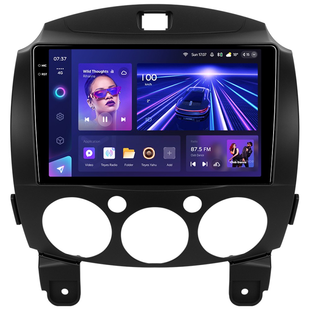 Штатна магнітола Teyes CC3 3+32 Gb Mazda 2 DE 2007-2014 9" 2k