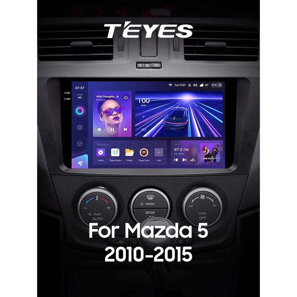 Штатна магнітола Teyes CC3 3+32 Gb Mazda 5 3 CW 2010-2015 9" 2k