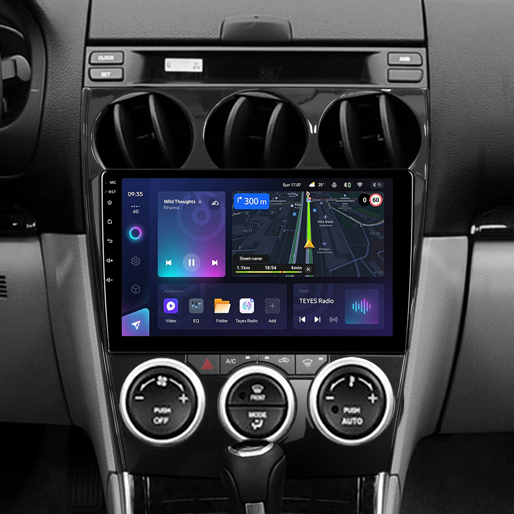 Автомобільна штатна магнітола Teyes CC3L 4+32 Gb Mazda Mazda6 GG 2002-2007 9"