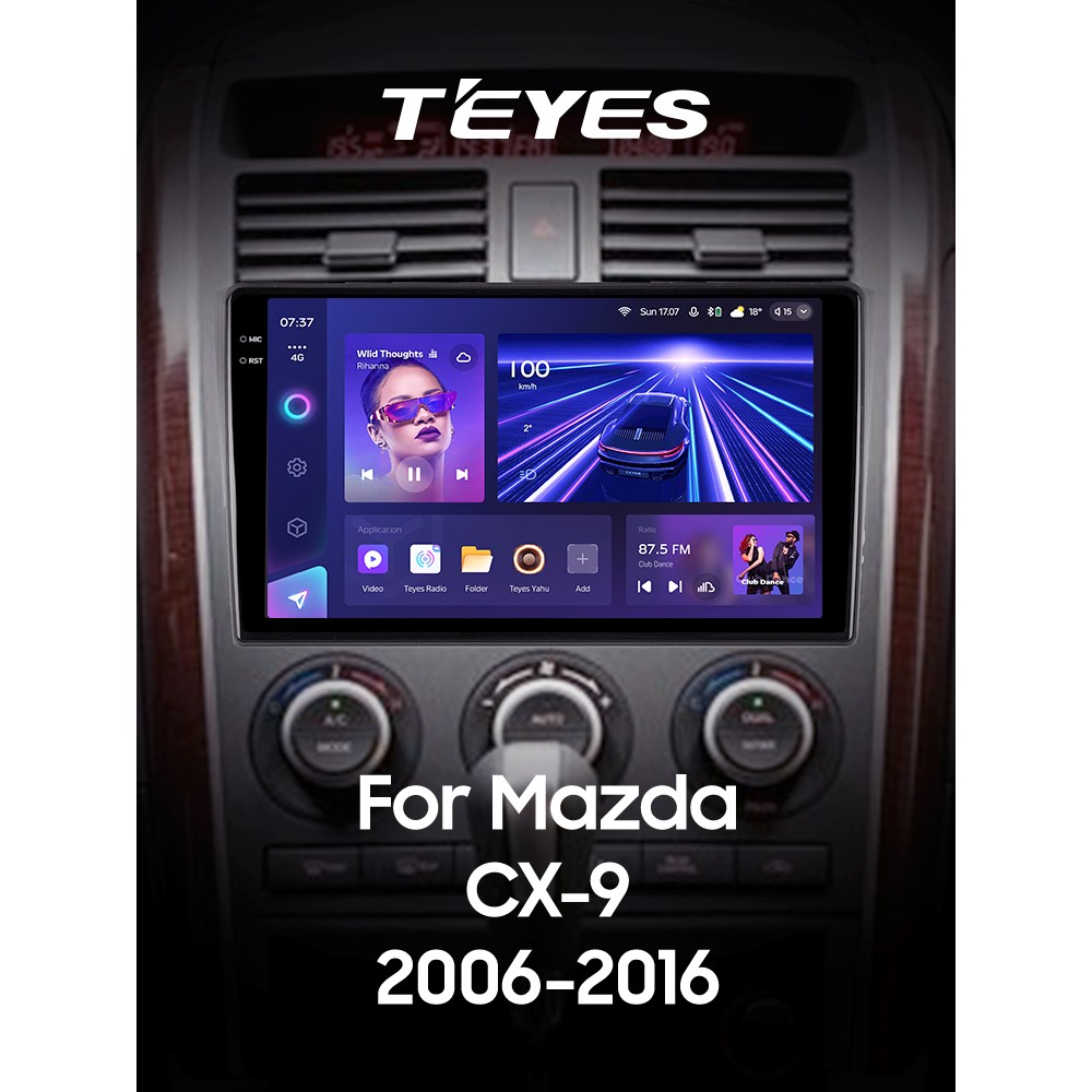 Штатна магнітола Teyes CC3 4+32 Gb Mazda CX-9 TB 2006-2016 10" 2k