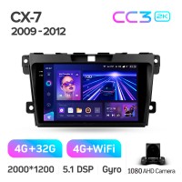 Штатна магнітола Teyes CC3 4+32 Gb Mazda CX7 CX-7 CX 7 ER 2009-2012 9" 2k