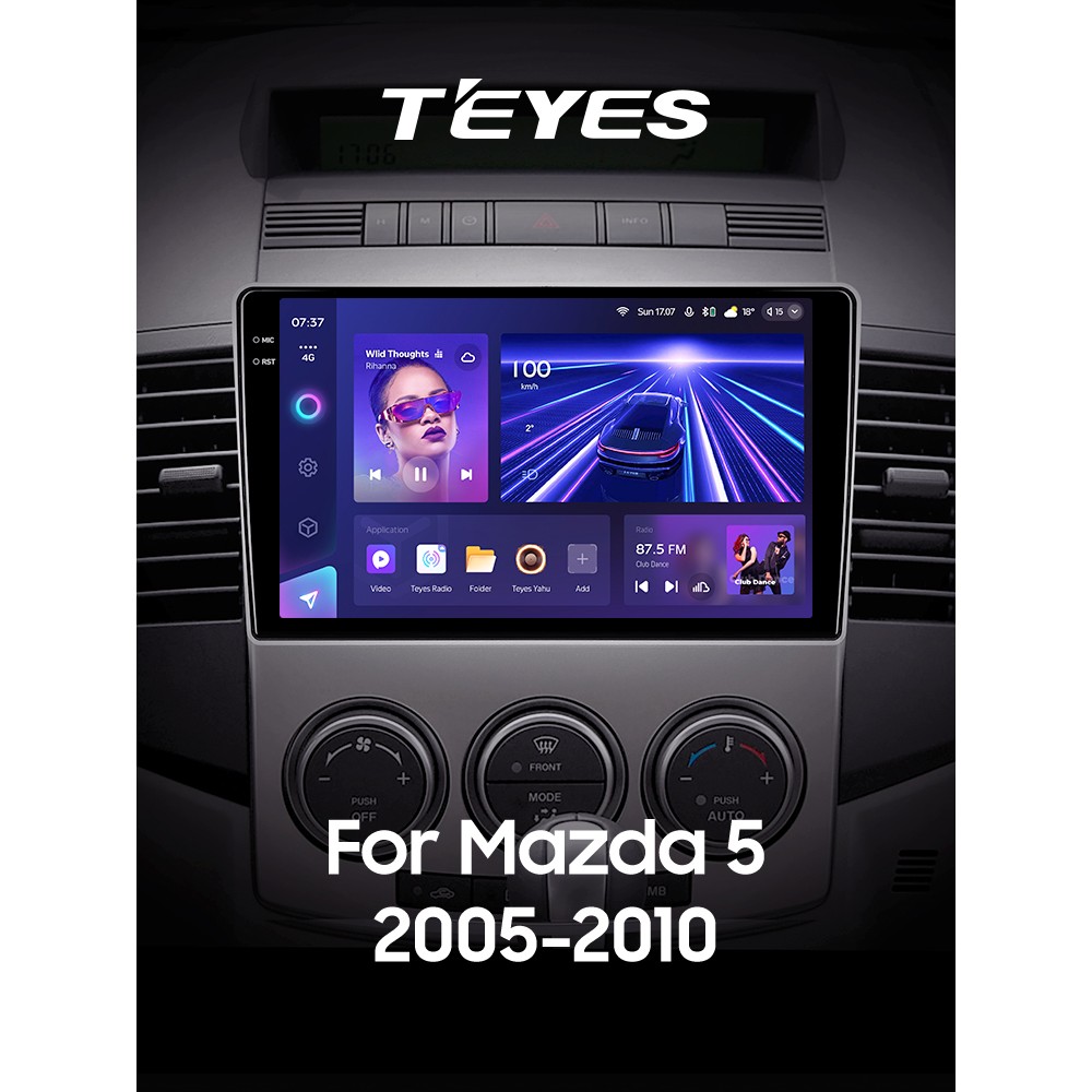 Штатна магнітола Teyes CC3 6+128 Gb Mazda 5 2 CR 2005-2010 9" 2k