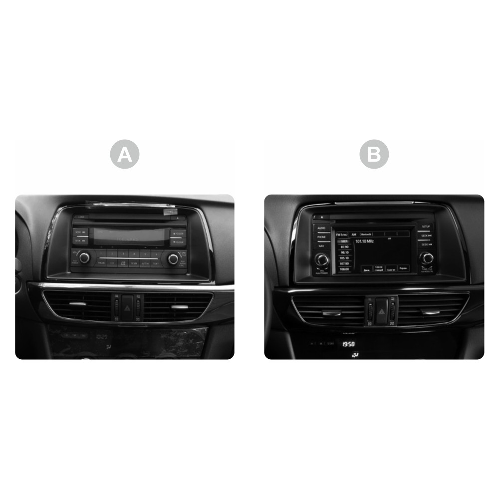 Штатна магнітола Teyes X1 2+32Gb Mazda 6 3 GL GJ 2012-2017 (B) 9"