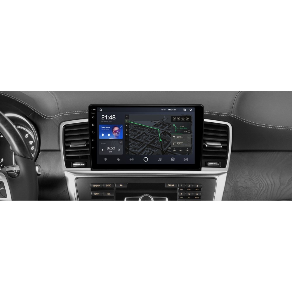 Штатна магнітола AMS T910 6+128 Gb Mercedes-Benz M-Class M Class W166 ML 2011-2015 9" (L3)