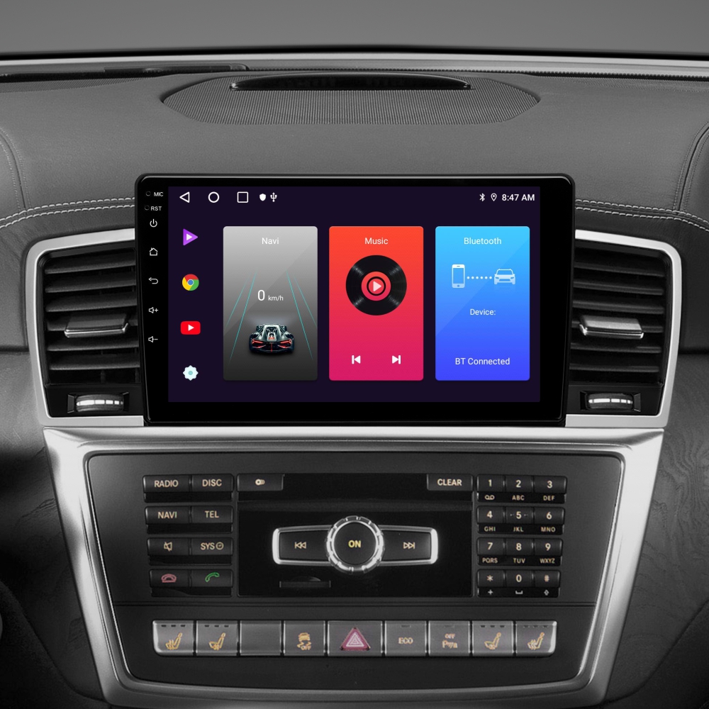 Автомобільна штатна магнітола SIGMA F9216 ANDROID 10 2+32 Gb Mercedes-Benz M-Class M Class W166 ML 2011-2015 9" (L3)