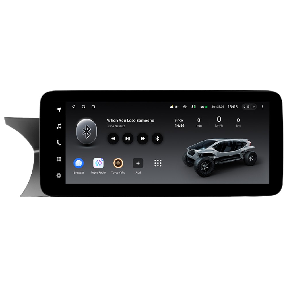 Штатна магнітола Teyes LUX ONE 6+128 Gb Mercedes Benz C-Class 3 W204 C204 S204 NTG 4.5 2011-2015