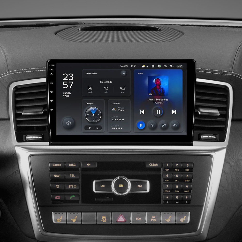 Штатна магнітола Teyes X1 2+32Gb Mercedes-Benz M-Class M Class W166 ML 2011-2015 9" (L3)