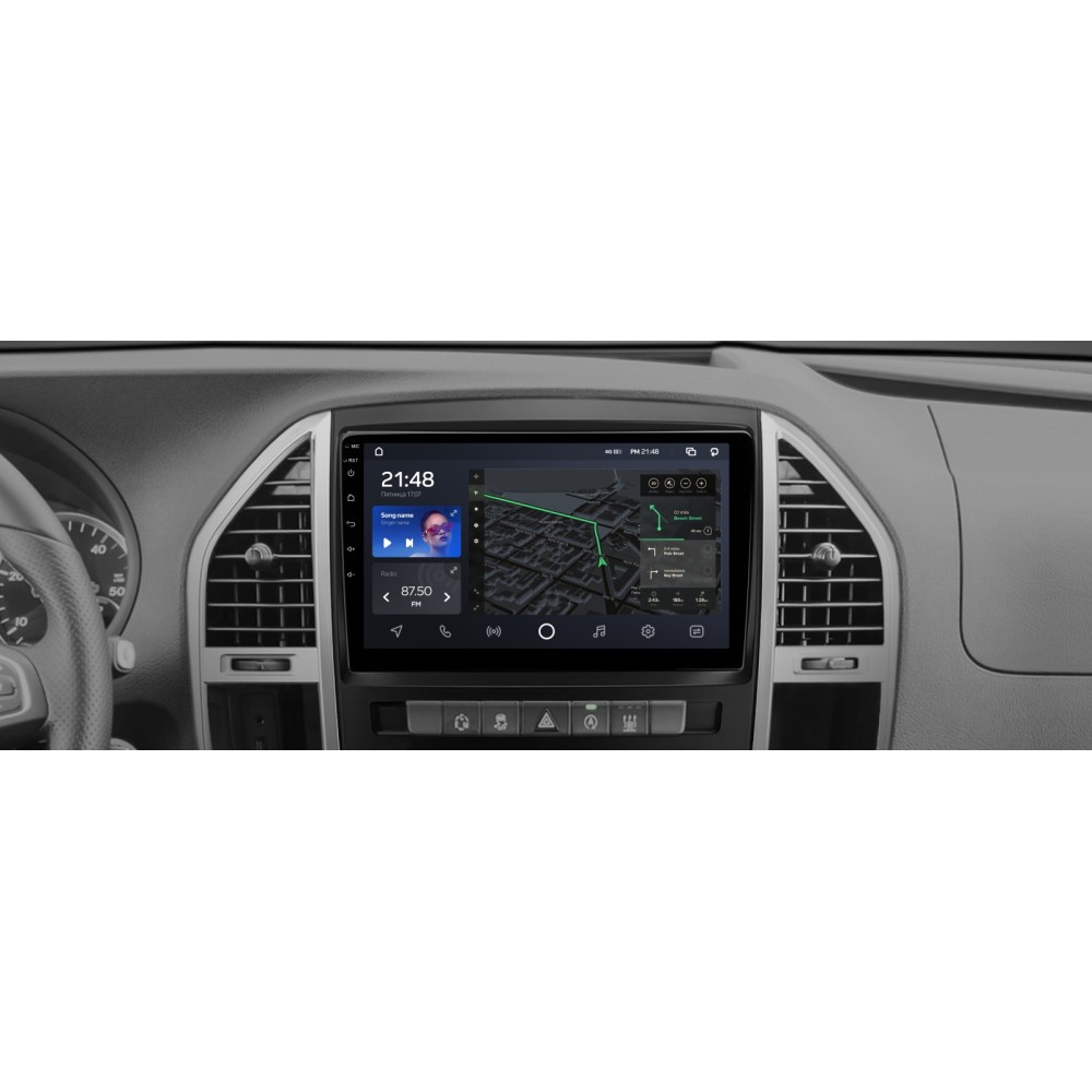 Штатна магнітола AMS T1010 6+128 Gb Mercedes-Benz Vito 3 W447 2014-2020 10" (L1)