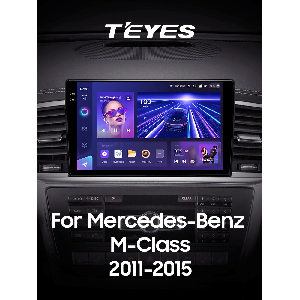 Штатна магнітола Teyes CC3 6+128 Gb Mercedes-Benz M-Class M Class W166 ML 2011-2015 9" 2k (L3)