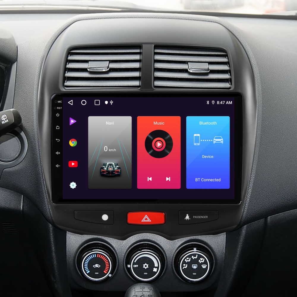 Автомобільна штатна магнітола SIGMA F10216 ANDROID 10 2+32 Gb Mitsubishi ASX 1 2010-2016 (A) 10"