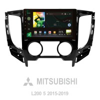 Штатна магнітола SIGMA X9232 ANDROID 10 2+32 Gb 4G DSP Mitsubishi L200 5 2015-2019-Manual air conditioning 9"