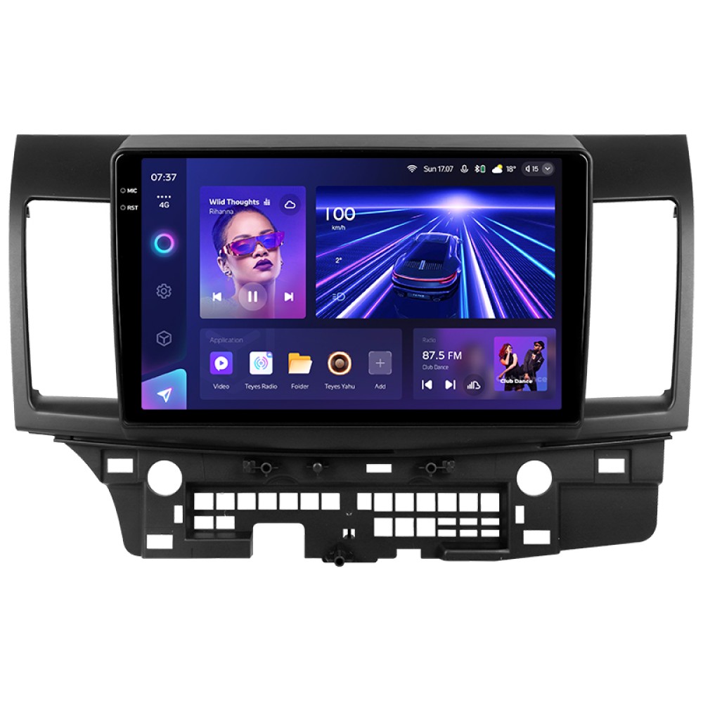 Штатная магнитола Teyes CC3 4+64 Gb Mitsubishi Lancer 10 CY 2007-2012 (B) 10" 2k