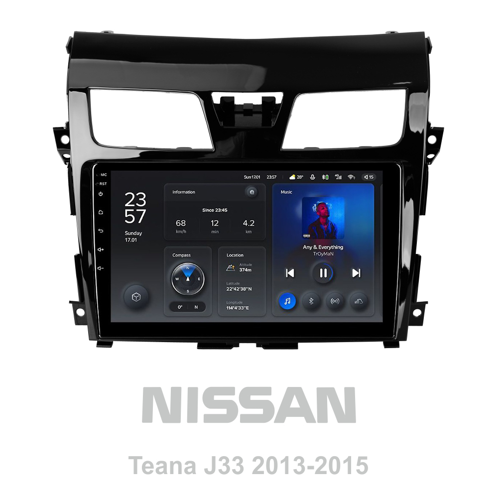 Штатна магнітола Teyes X1 2+32Gb Nissan Teana J33 2013-2015 (A) 10"