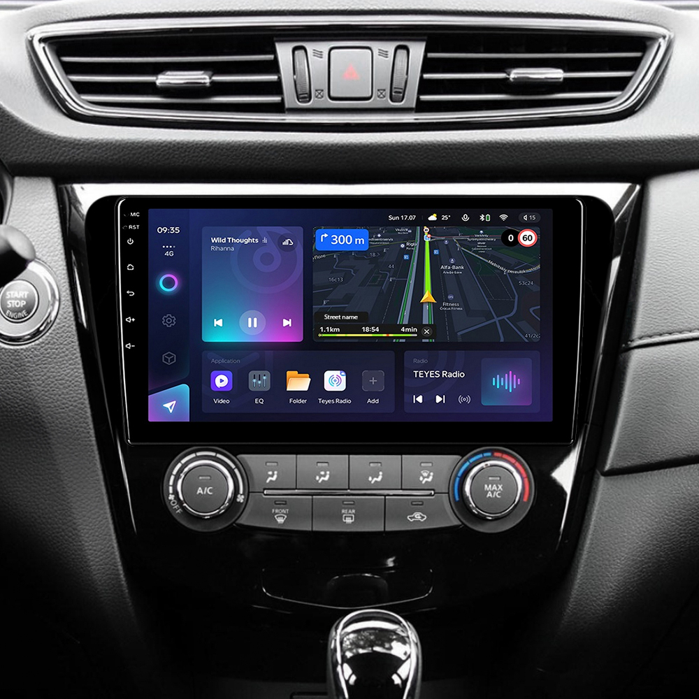 Автомобільна штатна магнітола Teyes CC3L 4+32 Gb Nissan X-Trail X Trail 3 T32 2013-2017- (F1) Manual air conditioning (B) 10"