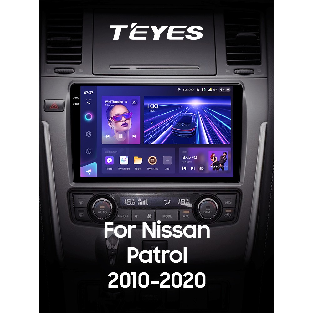 Штатна магнітола Teyes CC3 3+32 Gb Nissan Patrol Y62 2010-2020 (F2) 10" 2k (L1)