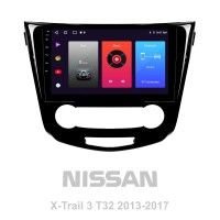 Штатна магнітола SIGMA F10216 ANDROID 10 2+32 Gb Nissan X-Trail X Trail 3 T32 2013-2017- (F1) Manual air conditioning (C) 10"