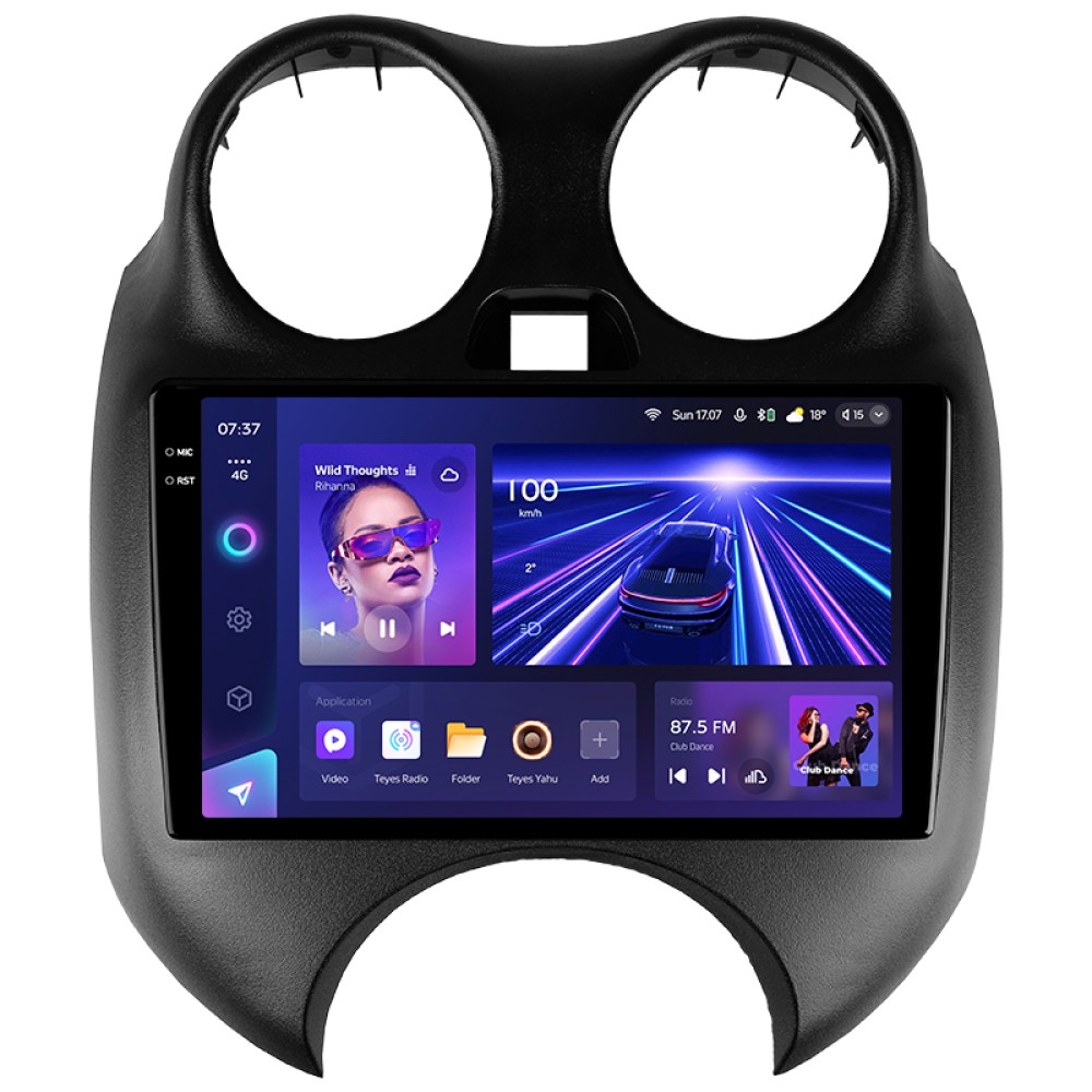 Штатна магнітола Teyes CC3 4+32 Gb Nissan March K13 2010-2013 9" 2k