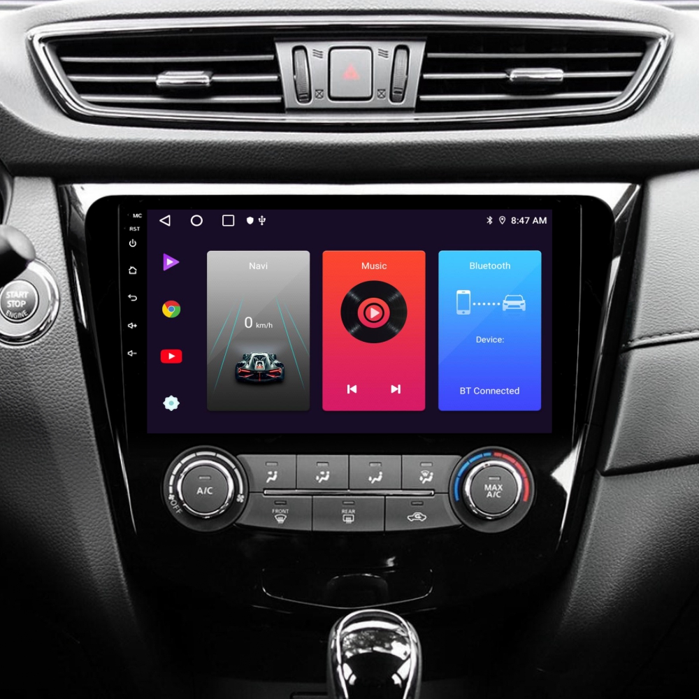 Автомобільна штатна магнітола SIGMA F10216 ANDROID 10 2+32 Gb Nissan X-Trail X Trail 3 T32 2013-2017- (F1) Manual air conditioning (C) 10"