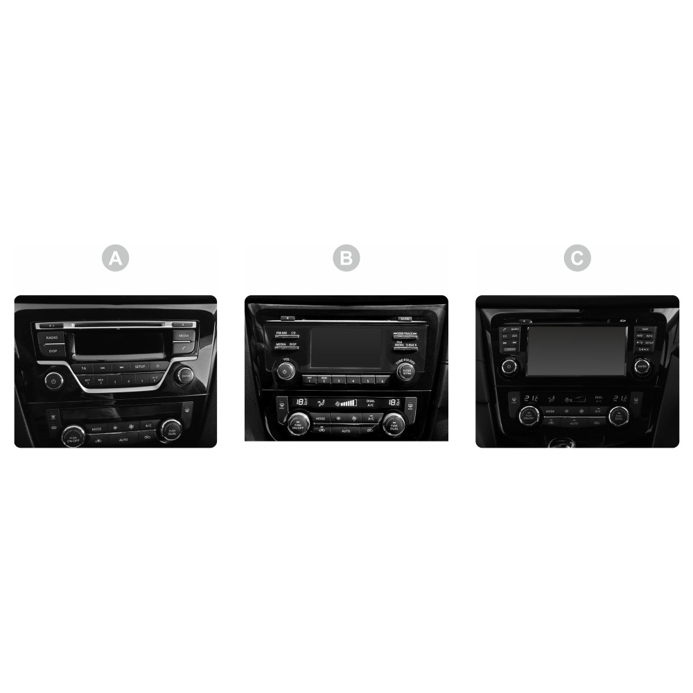 Автомобільна штатна магнітола SIGMA F10216 ANDROID 10 2+32 Gb Nissan X-Trail X Trail 3 T32 2013-2017- (F1) Manual air conditioning (C) 10"
