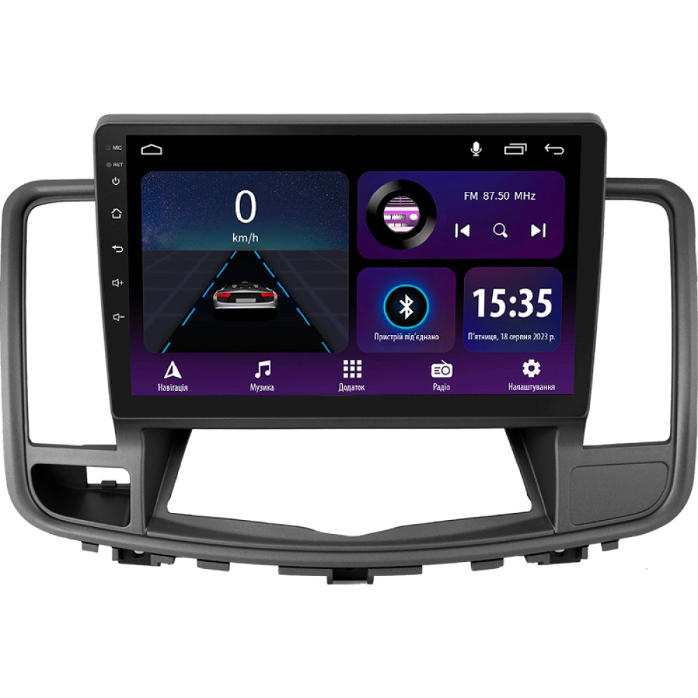 Автомобільна штатна магнітола SIGMA E10232 ANDROID 10 2+32 Gb Nissan Teana J32 2008-2013 (A) 10" дюймів
