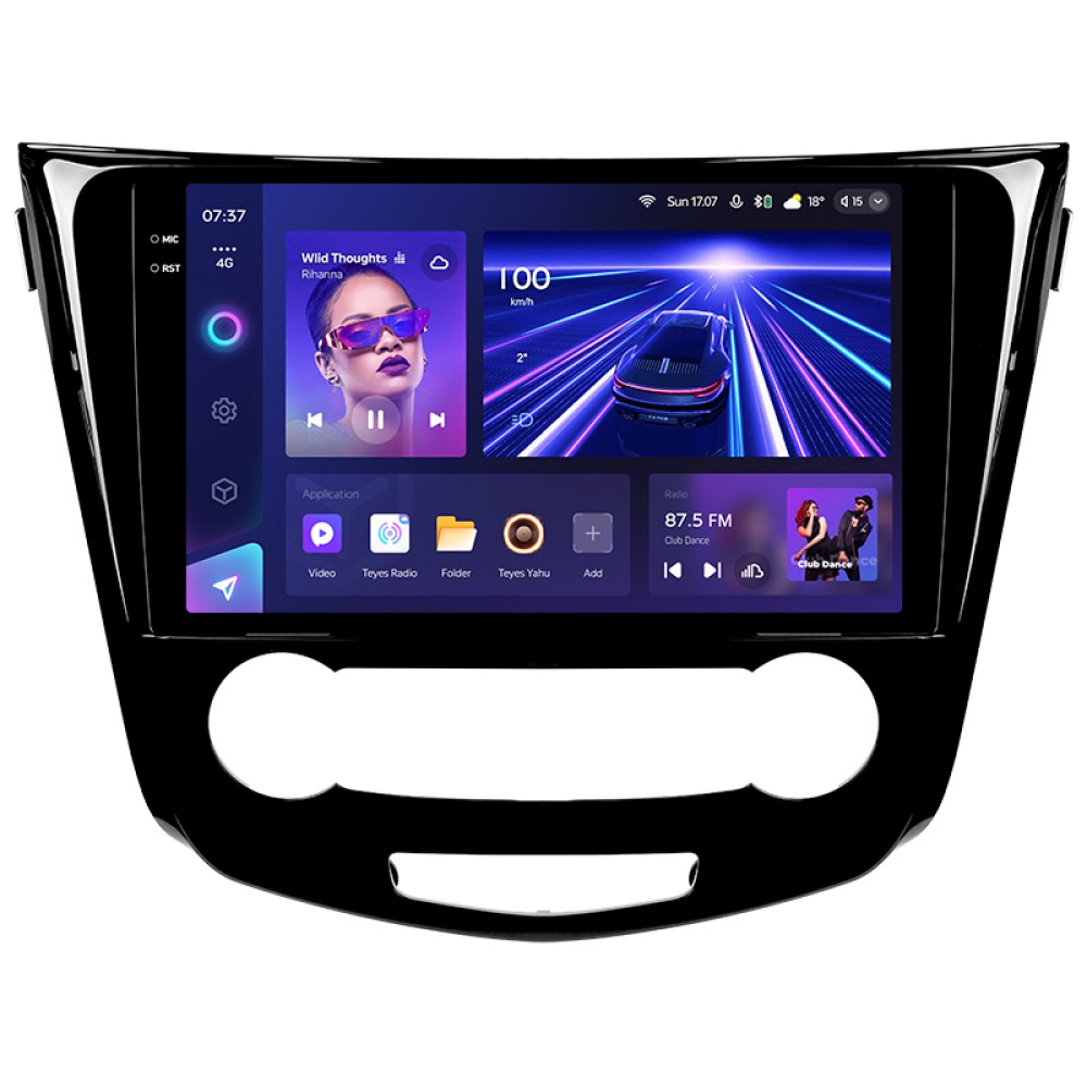 Штатна магнітола Teyes CC3 6+128 Gb Nissan X-Trail X Trail 3 T32 2013-2017- (F1) Manual air conditioning (A) 10" 2k