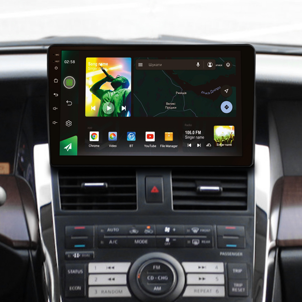 Штатна магнітола SIGMA X9232 ANDROID 10 2+32 Gb 4G DSP Nissan Teana J31 2003-2008 (F1) 9" (L1)
