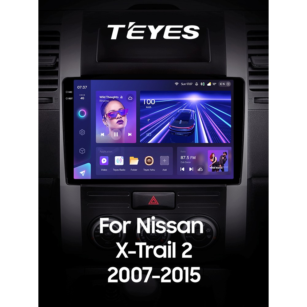 Штатна магнітола Teyes CC3 3+32 Gb Nissan X-Trail X Trail 2 T31 2007-2015 10" 2k